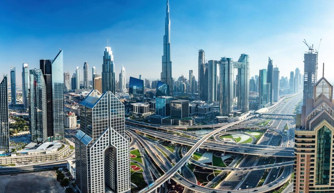 Dubai city towers